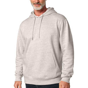 Color gris Otoño e invierno Venta al por mayor Liso en blanco 350 gramos Oversize Pullover Hombres Invierno Fleece Bolsillo frontal con capucha - Product Image 3