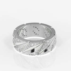 Handmade <b>Men's</b> 18K Gold <b>Ring</b> with Cut Lab Grown Diamond Pure Gold Plating Oval Cut <b>for</b> Everyday Wear <b>Promises</b> Certified IGI - Product Image 5