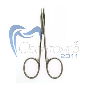 กรรไกรตัดเยื่อคางเรย์โนลด์ส์ ไอริส ยี่ห้อ Odontomed รุ่นปี 2011 คุณภาพสูง ผลิตจากเหล็กกล้าไร้สนิม ขนาด 9 ซม. แบบตรง ชุดเครื่องมือผ่าตัดแบบแมนนวล คลาส 1 - Product Image 4