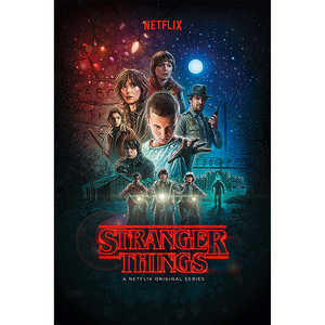 Ensemble de 4 affiches de style moderne Stranger Things pour la décoration murale - Product Image 3