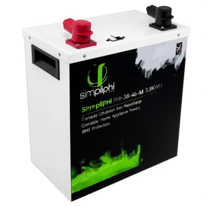 Batterie au lithium fer phosphate SimpliPhi PHI-3.8-48-M 3.8KWh, cellules de qualité A, portable, pour appareils électroménagers, protection IP65 BMS - Product Image 2
