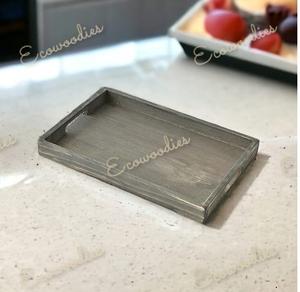 Vente en gros de plateau de service rectangulaire en bois de bambou pour thé café fruits snacks artisanat plateau roulant rectangulaire en bois de bambou - Product Image 5