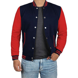 100% personnalisé mode université veste coton mélangé Letterman veste personnalisé cousu nom numéro respirant vestes pour hommes - Product Image 1