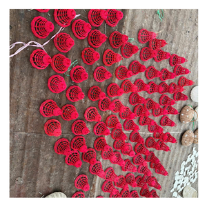 Adornos navideños de ratán, diseño de árbol de estrella de mimbre hecho a mano, Material Eco Natural, adornos navideños de ratán para Decoración - Product Image 1