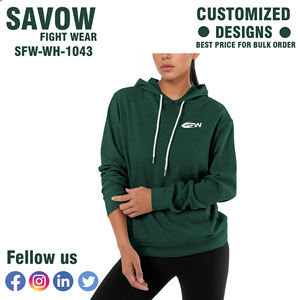 Sudaderas con Capucha para Mujer al por Mayor, Personalizadas, Oversize, Estilo Urbano, Chaquetas de Forro Polar 100% Algodón, Color Liso, a la Moda - Product Image 4