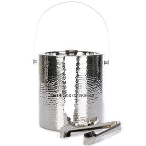 ถังใส่เครื่องดื่มทำจากสเตนเลสขัดเงาสีเงินขัดเงาถังใส่น้ำแข็งสำหรับงานแต่งงานและปาร์ตี้ - Product Image 5