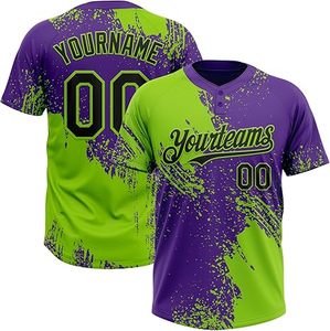 Camiseta de softball sublimada personalizada para hombres OEM Proveedor mundial Jersey transpirable ligero para equipos deportivos y clubes - Product Image 4