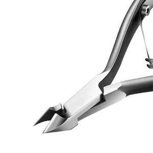 Coupe-ongles à lame incurvée en acier inoxydable fait à la main pince à cuticules professionnelle ouverture large mâchoire outils de manucure de marque privée - Product Image 6