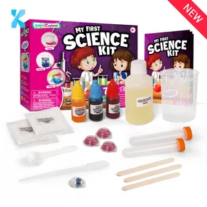 Kit lab Sains anak, peralatan pendidikan anak-anak, mainan pendidikan, kit sains Anak berubah Air