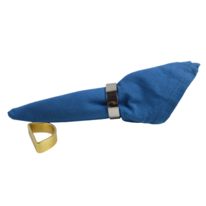 Anneau de serviette tendance de style carré pour la décoration de table à manger, mariage, fête et hôtels, design de vaisselle, porte-serviettes - Product Image 4