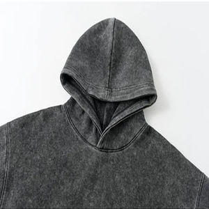 Sweat-shirts à capuche pour hommes, sweat-shirt à capuche surdimensionné, lavage en peluche, coton, sweat-shirt à capuche vintage, sweat-shirt lourd pour hommes - Product Image 2