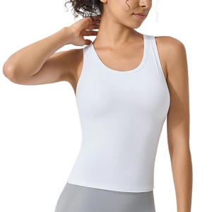 Débardeur Femme Polyvalent en Coton Respirant Tricoté Côtelé pour Yoga et Gym - Product Image 4