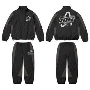 Chaqueta Deportiva de Invierno Personalizada para Hombre, Cortavientos, Impermeable, con Cierre, Estilo Vintage, de Nailon Sólido - Product Image 4