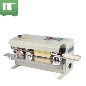 Freshlocker FR550 Bag Oil Food Pouch Floor Type Automatic Packing Continuous Sealing Machine Band Sealer Heat Plastic