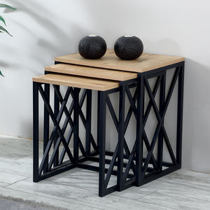 European Modern Design Living Room Furniture Home Furniture Modern <b>Coffee</b> <b>Tables</b> <b>Wooden</b> Top <b>Coffee</b> <b>Table</b> <b>Metal</b> Body <b>Coffee</b> <b>Table</b> - Product Image 3