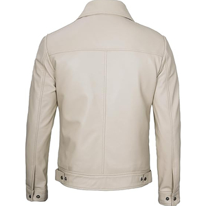 Veste en cuir de qualité supérieure, service OEM, prix abordable, meilleur matériau de qualité, vestes en cuir pour hommes - Product Image 2