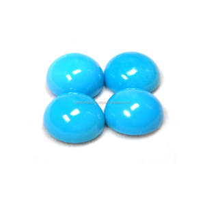 Cabujón turquesa redondo natural azul tamaño libre pulido a mano tamaño pequeño turquesa piedra preciosa suelta certificada mejor precio - Product Image 4