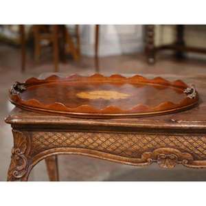 Ensemble de 2 plateaux de service en métal de qualité antique de qualité supérieure avec forme et taille personnalisées au meilleur prix - Product Image 2