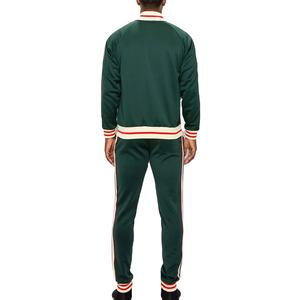 Ensemble de survêtement homme automne 2026 avec sweat à capuche zippé et pantalon de jogging, motif uni, grandes tailles, survêtement zippé OEM pour le printemps - Product Image 2