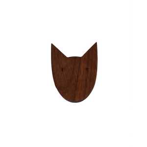Tiradores de puerta de cajón de armario de madera maciza con forma de Animal de dibujos animados pomo de manija de madera muebles pulidos para armario - Product Image 1