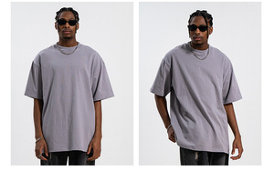 เสื้อยืดรัดกล้ามเนื้อเฮฟวี่เวทสีขาวสำหรับผู้ชายเสื้อยืดสไตล์ทางการมีสไตล์ - Product Image 2