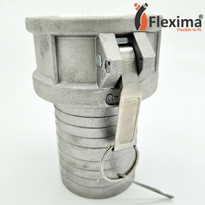 Acoplamiento hembra Camlock de aluminio tipo C de alta presión pulido 2" - Product Image 3