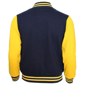 Veste universitaire de baseball blanche de haute qualité prix de gros unisexe Letterman à capuche personnalisé logo d'hiver en gros - Product Image 2