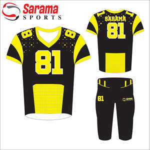 Pas cher Personnalisé Designer Blanc Formation Maillot de Football Américain Maillot de Football Américain Noir, - Product Image 2