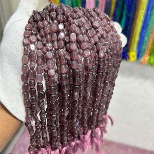 Coklat สี monalisa ลูกปัดหินอัญมณีรูปทรงก้อนกลมเรียบงานประดิษฐ์ทำหัตถกรรม - Product Image 2