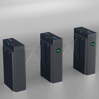 ACS AUTO Electronic Flap Barrier Torniquetes Control de acceso para edificio de oficinas Gimnasio RFID Reconocimiento facial para seguridad