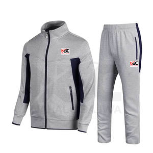 Venta al por mayor 2023 Chaqueta Deportiva Informal a Rayas con Cremallera para Hombre Slim Fit Jogger Transpirable Liso Poliéster Equipada GYM Sports Fleece - Product Image 3