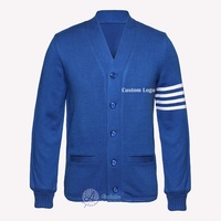 Soror Cardigan universitaire personnalisé en usine grecque Pull tricoté élégant en chenille avec décoration à boutons Motif de logo à la mode