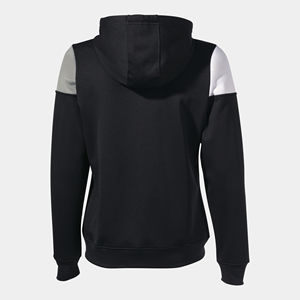 Sweat-shirts noirs à fermeture éclair, sweat-shirt personnalisé avec logo, 100% coton, lourd, court, homme, pull uni, sweat-shirt délavé à l'acide, sweat-shirt déchiré pour homme - Product Image 2