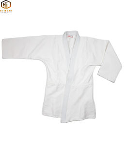 JUDO White Gi 100% Algodón Unisex Judogi Serigrafía Logotipo personalizado - Product Image 1