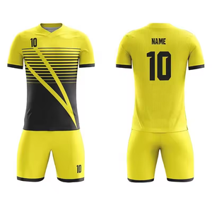 Kits de uniformes de fútbol de ajuste rápido por sublimación cómodos y transpirables de fútbol Personalizados Baratos al por mayor OEM - Product Image 5