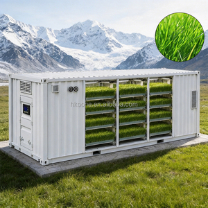 Système de ferme hydroponique commerciale en conteneurs pour la production d'aliments pour bovins laitiers avec contrôle climatique automatisé et gestion intelligente - Product Image 2