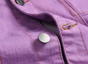 Chaqueta Vaquera para Hombre, Moda Otoñal, Chaquetas Vaqueras Modernas y Elegantes para Hombre, Ropa Casual, Chaquetas Vaqueras con Cuello Alto - Product Image 4