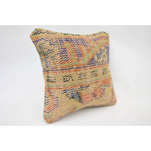 12x12 pulgadas Multicolor Vintage patrón lana almohada tejida Kantha Patchwork técnica cojín decorativo técnica - Product Image 2