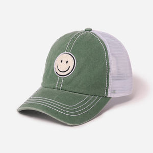 Impermeable deportivo de moda con gorras de béisbol Impresión única Bordado Logotipo impreso personalizado Gorras de béisbol de camionero de color liso - Product Image 4