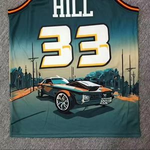 Baloncesto bordado Fan Jerseys color y diseño de logotipo personalizado impresión por sublimación ropa deportiva - Product Image 2