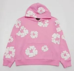 Eco-Friendly Premium Selling Customize Puff Printed Men's Drop Shoulder Pullover Hoodies Designer Made Loungewear Hood For Male - Product Image 3