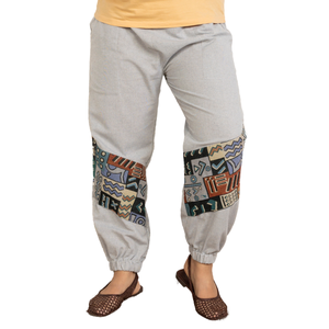 Pantalones de Aladino de talla libre para mujer, pantalones bohemios ecológicos para correr, lona transpirable, cintura alta, holgados, ropa de calle para Yoga, Invierno plano - Product Image 1