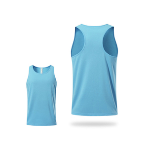 Camisetas sin mangas transpirables ajustadas para mujer, colores personalizables, Camiseta deportiva informal de verano para Yoga, venta al por mayor, tela de lona con estampado personalizado - Product Image 6