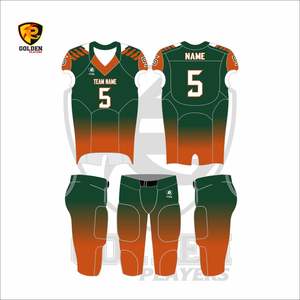 ชุดกีฬาผ้าโพลีเอสเตอร์100% ชุดอเมริกันฟุตบอลชุดยูนิฟอร์มดีไซน์ดั้งเดิมปี2024ใหม่ - Product Image 1