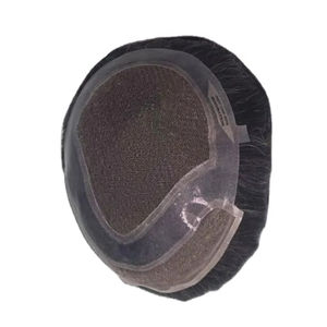 Toupee para Hombre Taz Hair, Peluca de Cabello Humano 100%, Densidad Cruda 60%-150%, Cabello Indio Remy, Resistente al Agua, Ondulado - Product Image 6