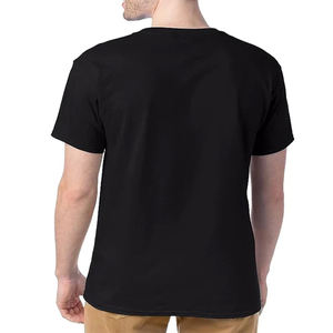 Camiseta de manga corta de algodón 100% para hombre Camiseta estampada holgada con logotipo personalizado para hombre - Product Image 2