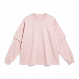 <b>Men</b> s Casual Double Layer T-Shirt | Custom Design Street wear <b>Long</b> <b>Sleeve</b> <b>Top</b> - Product Image 1