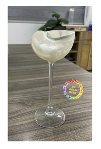 แก้วไวน์เปลือกหอยสำหรับเชฟแพลนเนอร์และผู้ซื้อที่กำลังมองหาอาหารที่ไม่เหมือนใครและแสดงบนโต๊ะ - Product Image 4