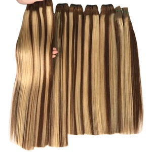 Wholesale Price Bone Straight Vietnamese Human Hair <b>Extensions</b> Super Double Drawn Flat Tape Clip Ins Bundle Hair - Product Image 2