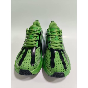 <b>Green</b> Lightweight Walking Shoes <b>Lace</b>-Up Synthetic Upper Mesh Lining Breathable EVA Midsole PU Outsole All Seasons Round Toe - Product Image 1